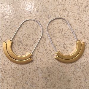 Madewell hoop like earrings NWOT
